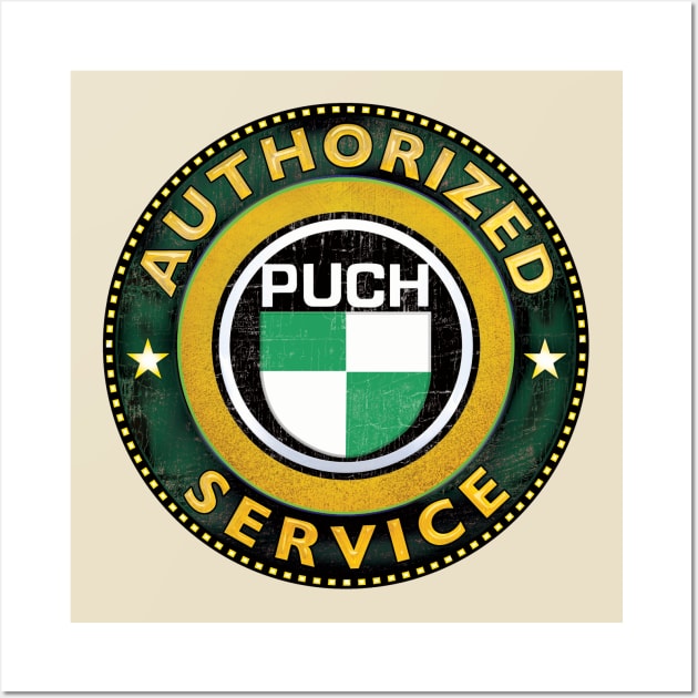 Authorized Service - Puch Wall Art by Midcenturydave